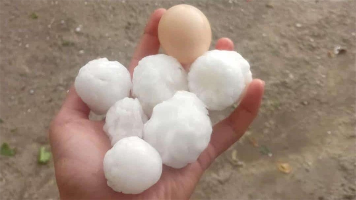 Adıyaman'ı dolu vurdu