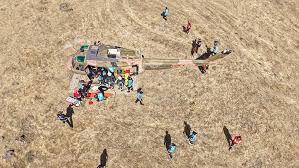 Senaryo gereği kaza kırıma uğrayan helikopter için ihbarda bulunuldu