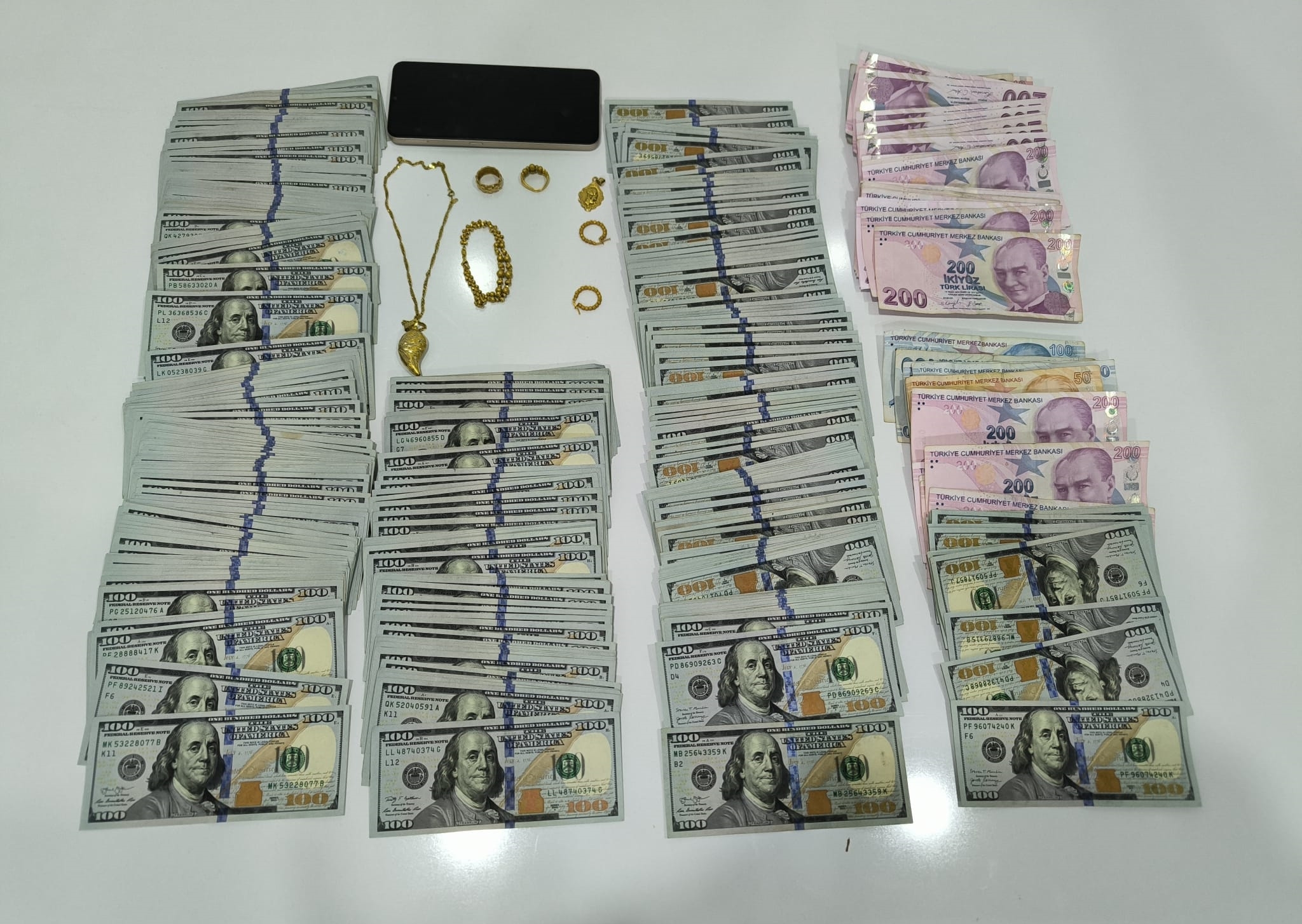 Polis ve savcı kılığında dolandırıcılık: Mersin’de 3 tutuklama, çuvalla altın ve dolar ele geçti