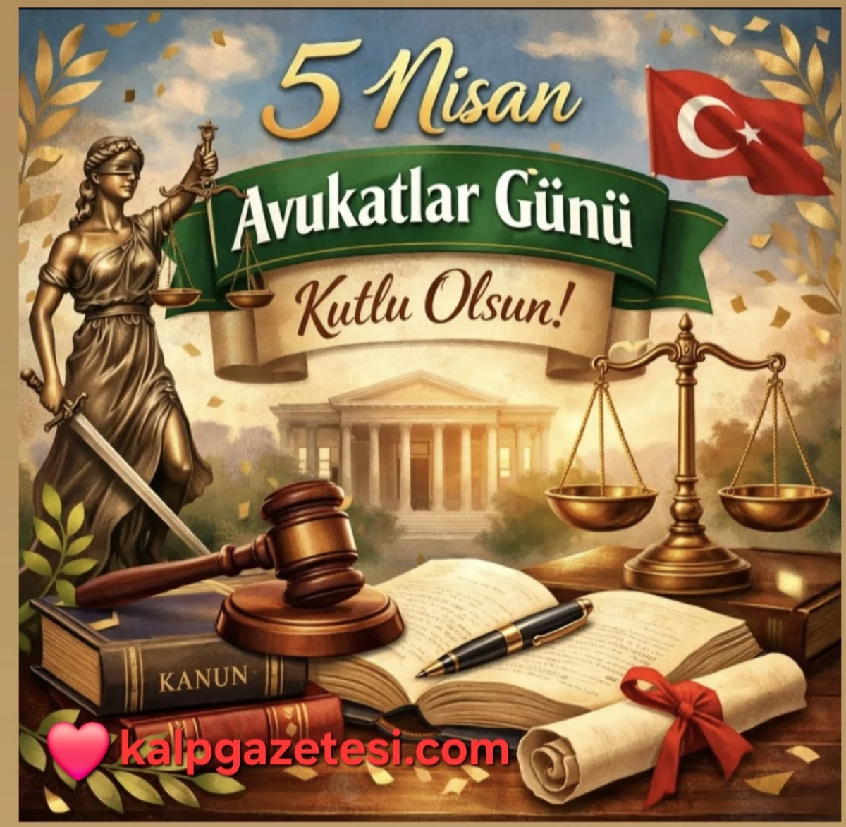 5 Nisan Avukatlar G&uuml;n&uuml;: Adaletin G&uuml;vencesi Hukuk&ccedil;ular G&uuml;n&uuml; Kutlu Olsun