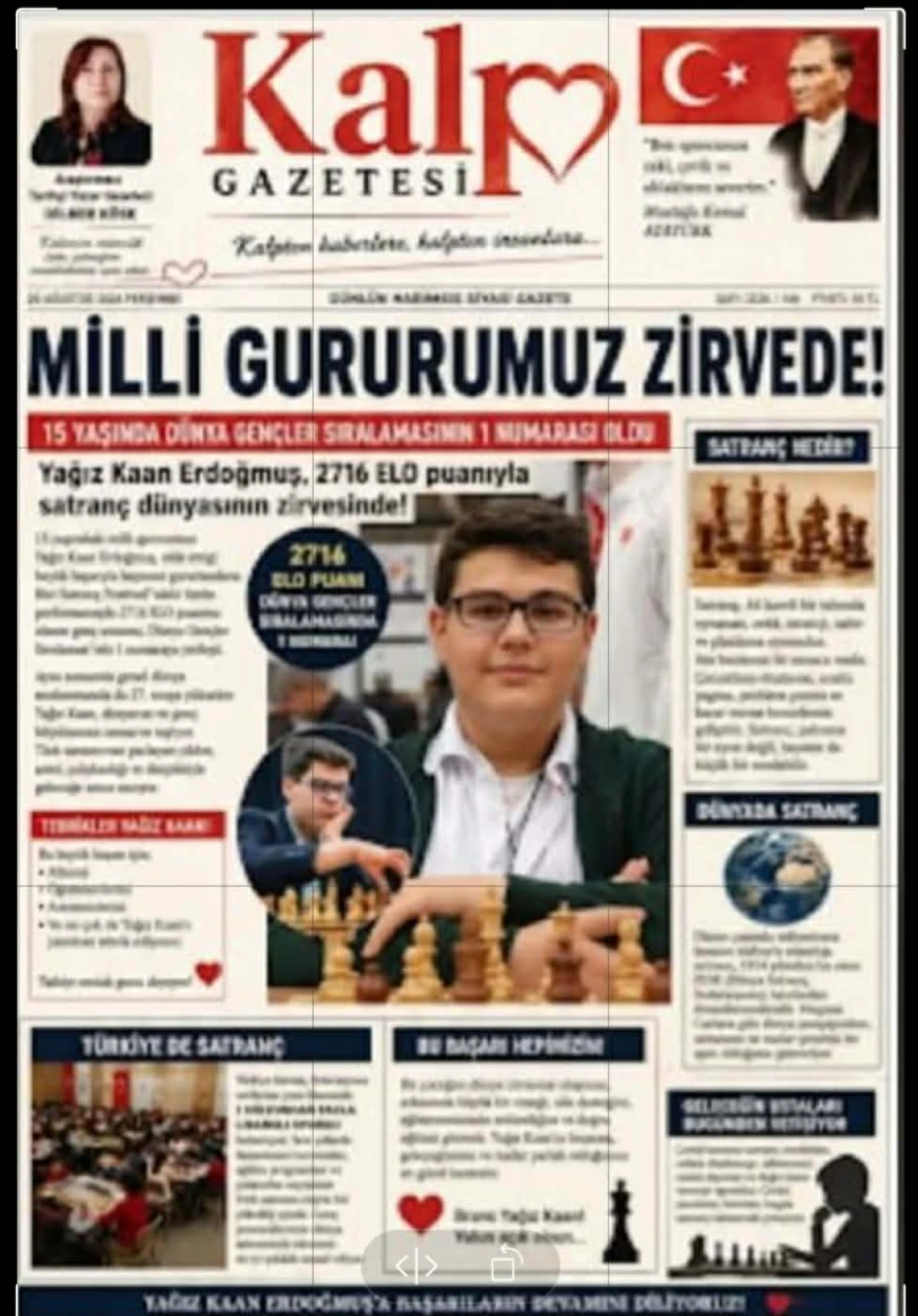64 KAREDE B&Uuml;Y&Uuml;K BİR T&Uuml;RKİYE GURURU
