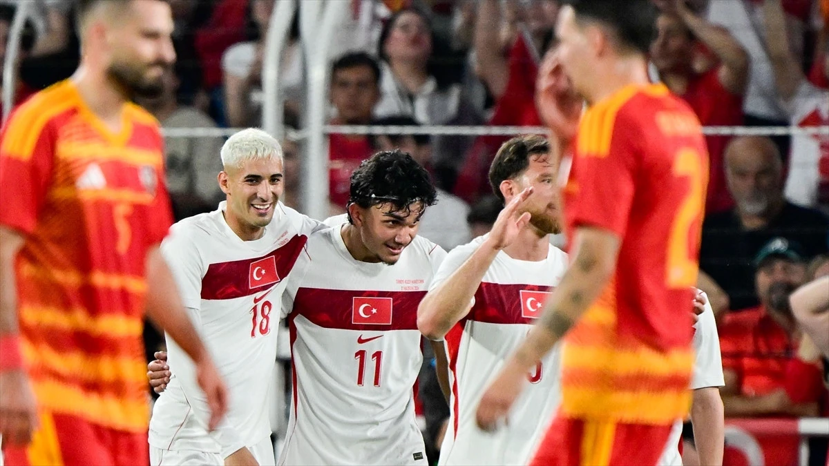 A Milli Takım&rsquo;dan Kuzey Makedonya karşısında gol ş&ouml;leni