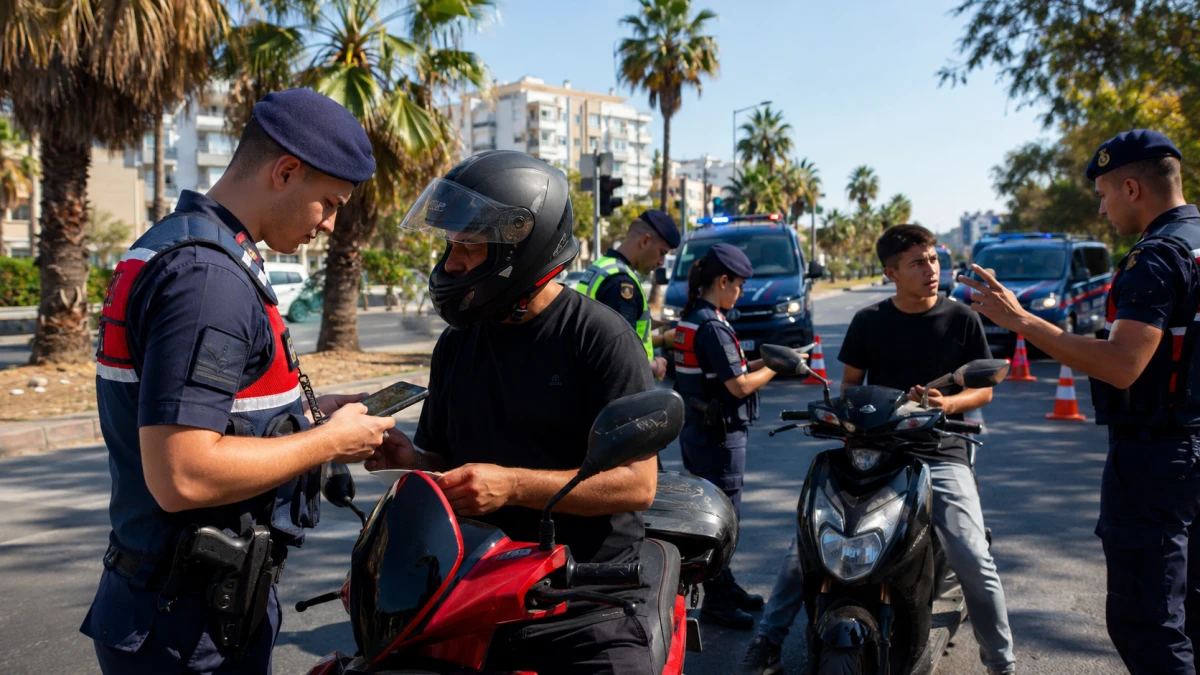 Antalya&rsquo;da bir haftada 4 bin 680 motosiklet denetlendi