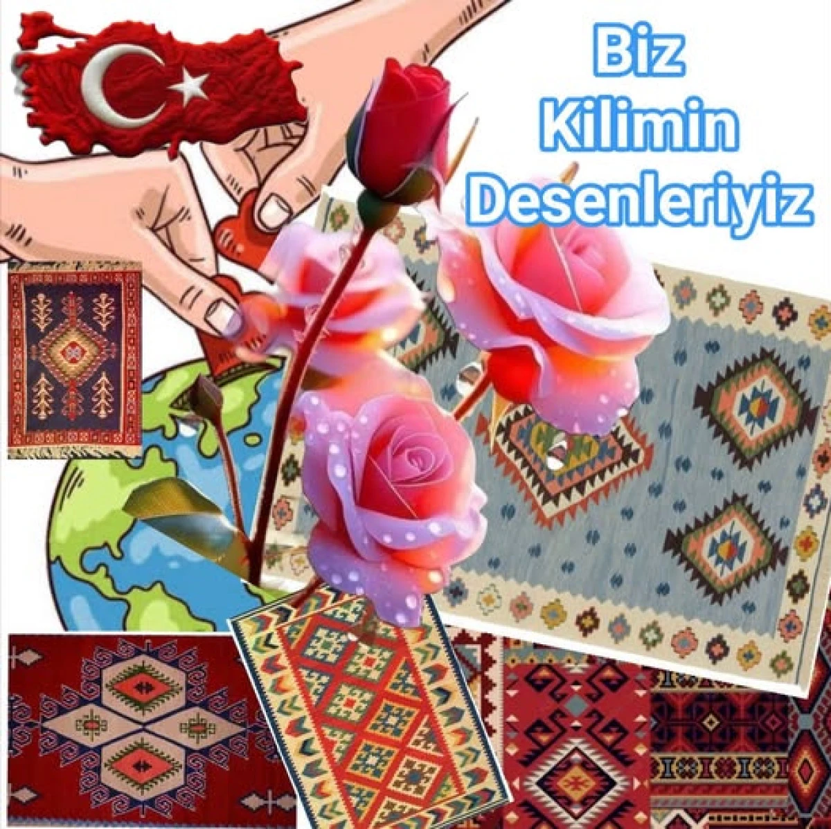 Biz Nerede Olursak Olalım Kilimin Desenleriyiz