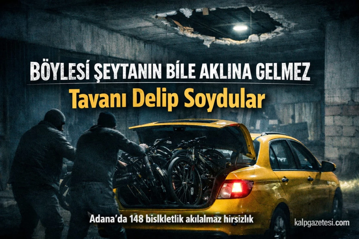 B&ouml;ylesi şeytanın bile aklına gelmez: Tavanı delip soydular
