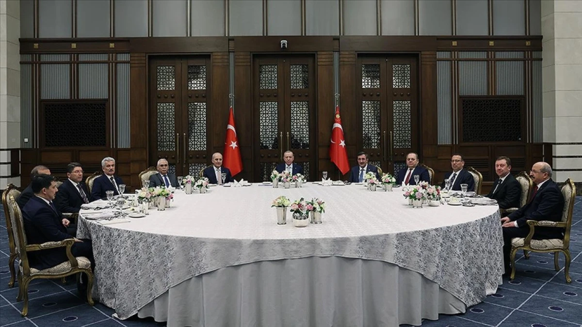 Cumhurbaşkanı Erdoğan, yasama, y&uuml;r&uuml;tme ve yargı organları ile beraber