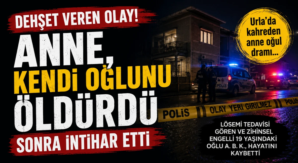 Dehşet veren olay! Anne, kendi oğlunu &ouml;ld&uuml;r&uuml;p intihar etti!!!