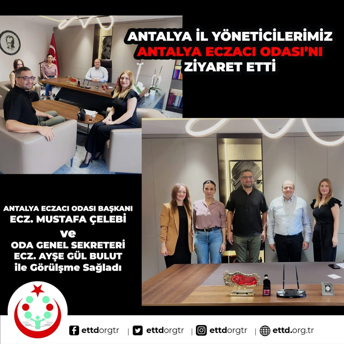 Eczane &Ccedil;alışanlarının Talepleri Antalya Eczacı Odası&rsquo;nda Masaya Yatırıldı