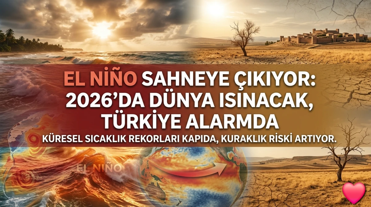 El Ni&ntilde;o Sahneye &Ccedil;ıkıyor: 2026&rsquo;da D&uuml;nya Aşırı Isınacak, T&uuml;rkiye Alarmda