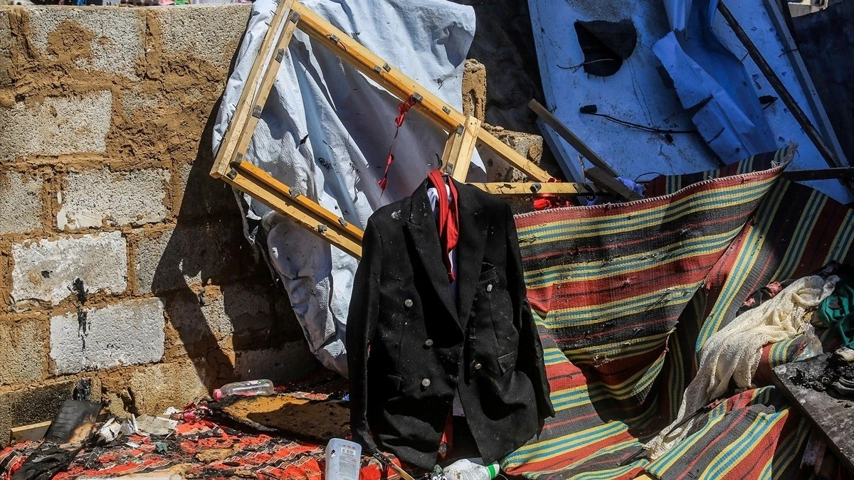 Gazze'de D&uuml;ğ&uuml;n G&uuml;n&uuml; Faciası: Gen&ccedil; Damat İsrail Saldırısında &Ouml;ld&uuml;