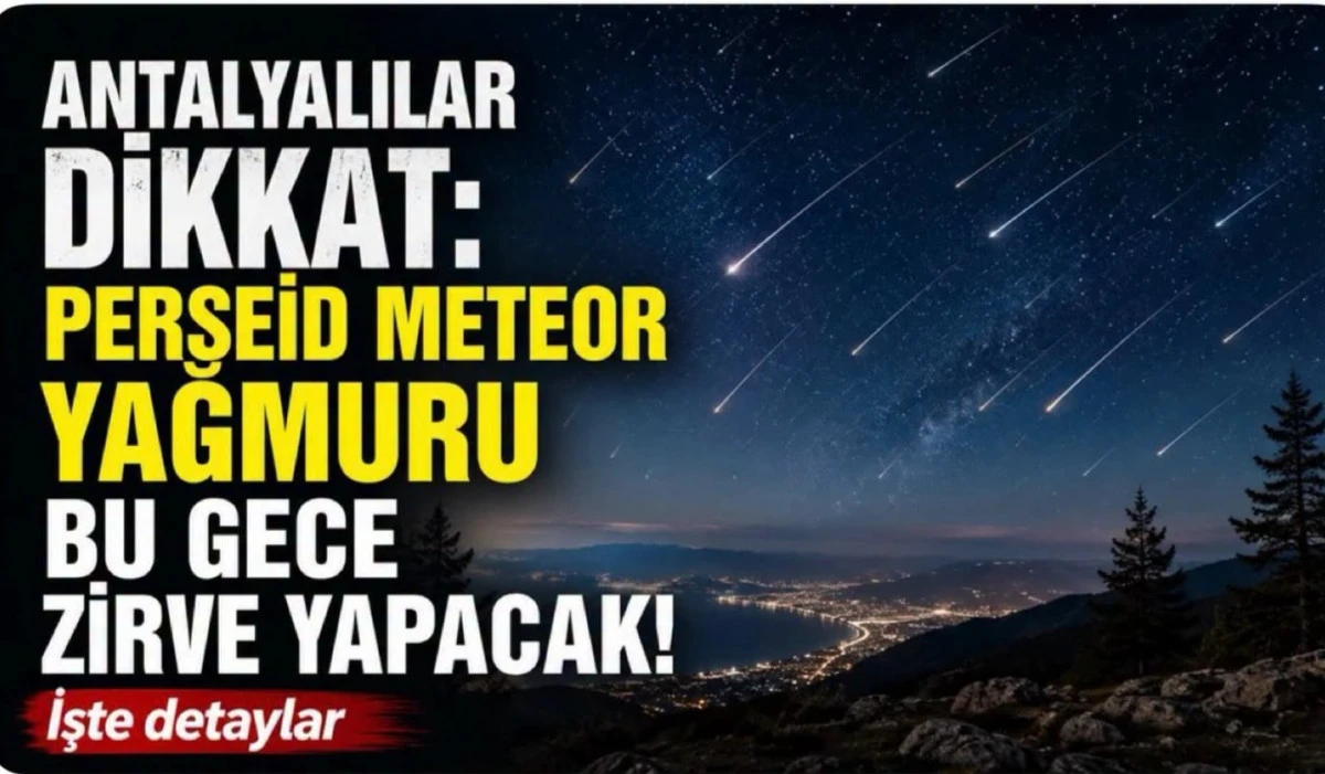 G&ouml;ky&uuml;z&uuml; bu gece şov yapacak: Perseid meteor yağmuru zirvede