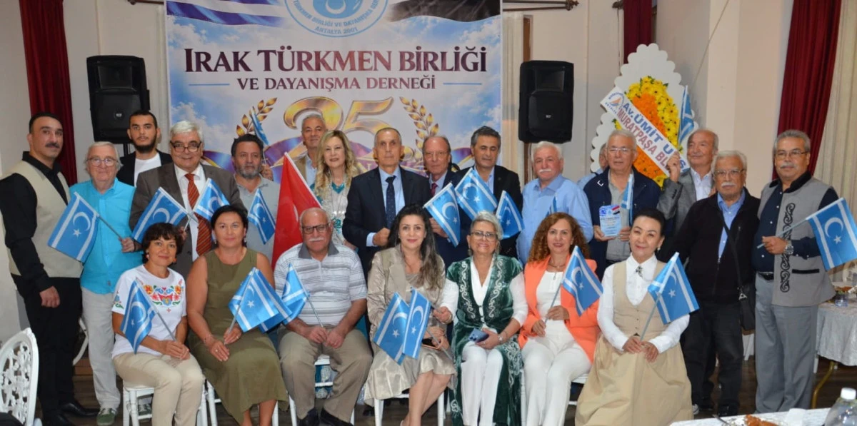 Irak T&uuml;rkmen Birliği 25. yılını Antalya&rsquo;da g&ouml;rkemli geceyle kutladı