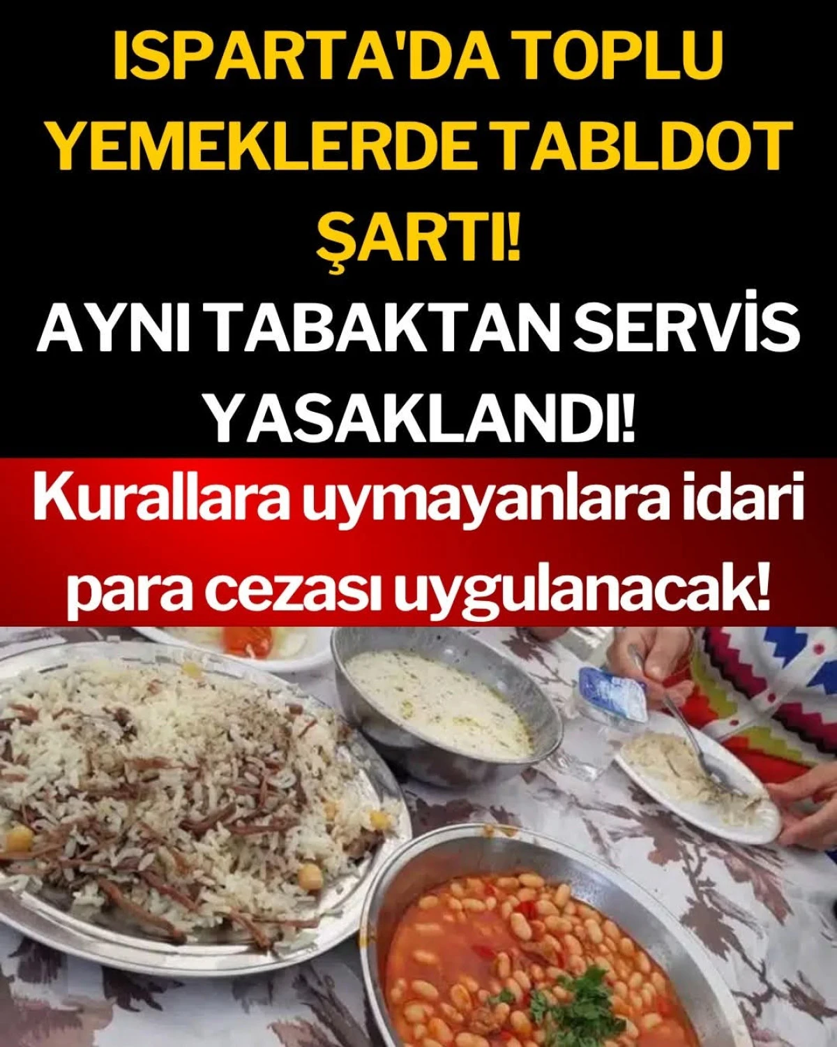 Isparta&rsquo;da D&uuml;ğ&uuml;nlerde Ortak Tabak D&ouml;nemi Resmen Sona Erdi