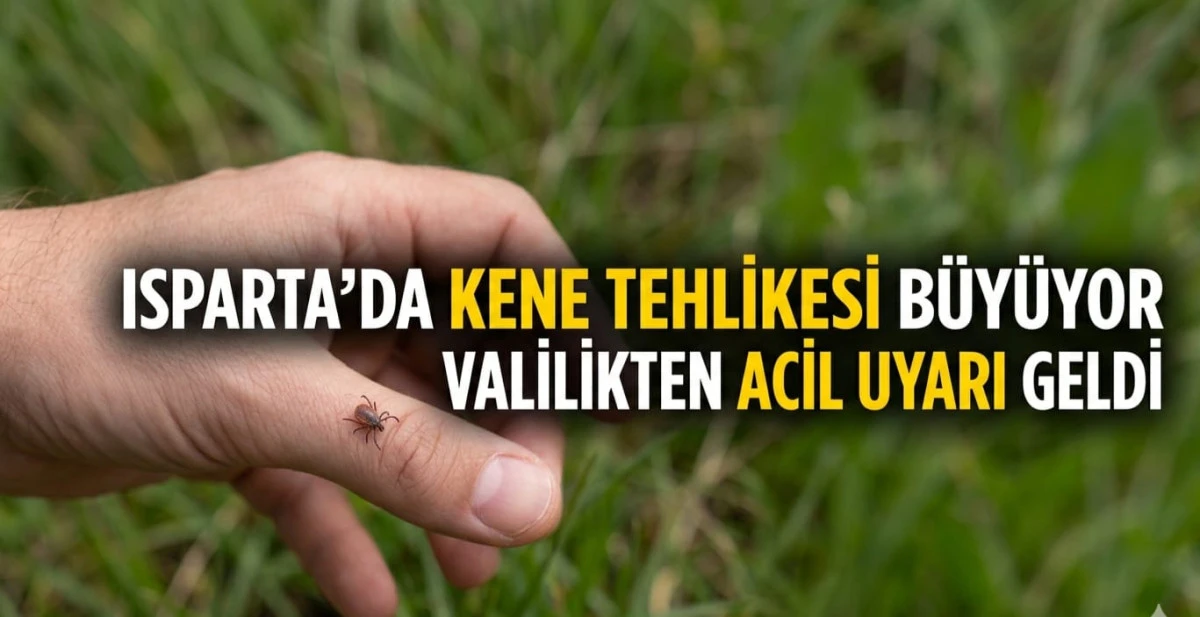 Isparta&rsquo;da Kene Tehlikesi B&uuml;y&uuml;yor: Valilikten Acil Uyarı Geldi
