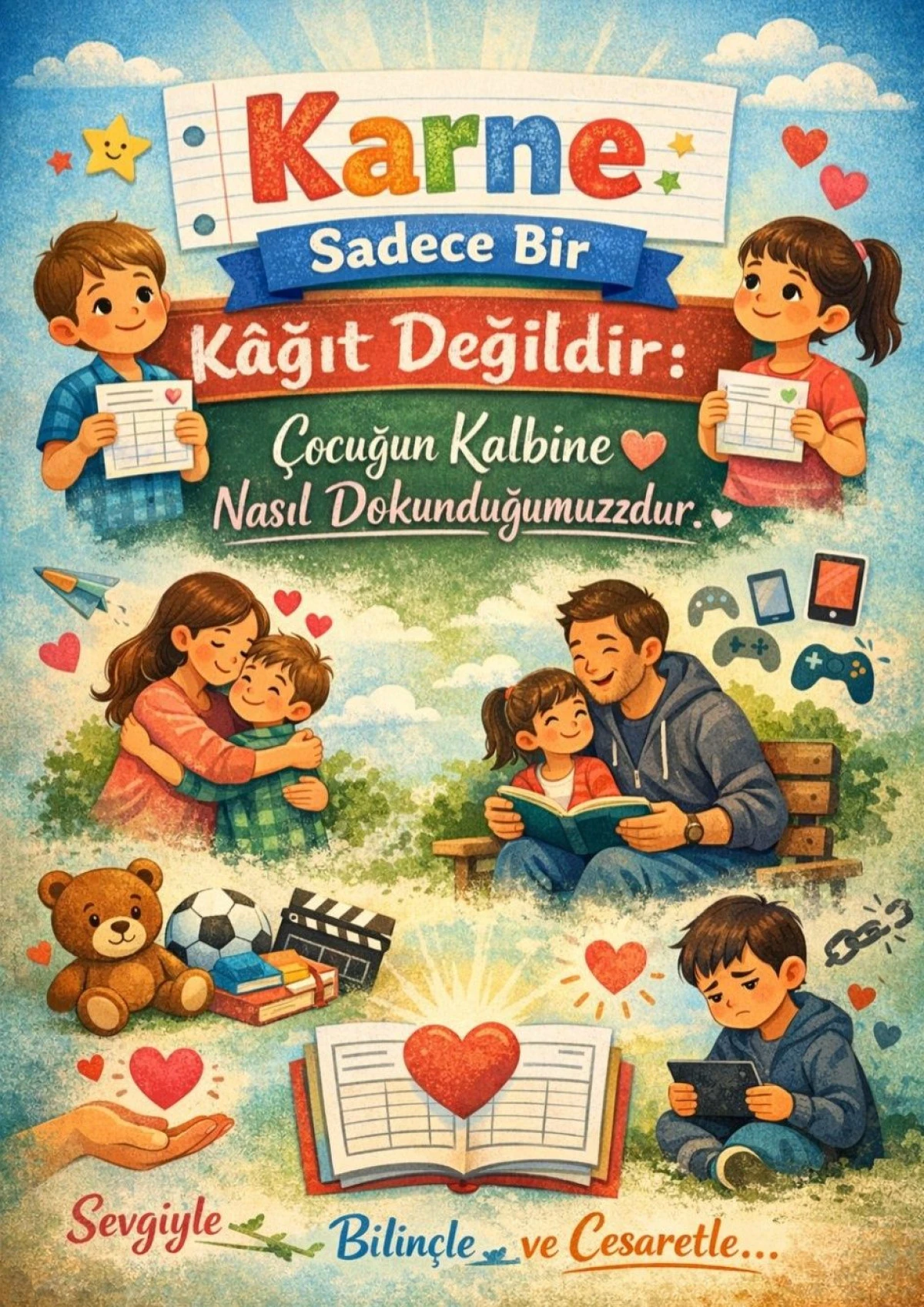 Karne Sadece Bir K&acirc;ğıt Değildir: &Ccedil;ocuğun Kalbine Nasıl Dokunduğumuzdur