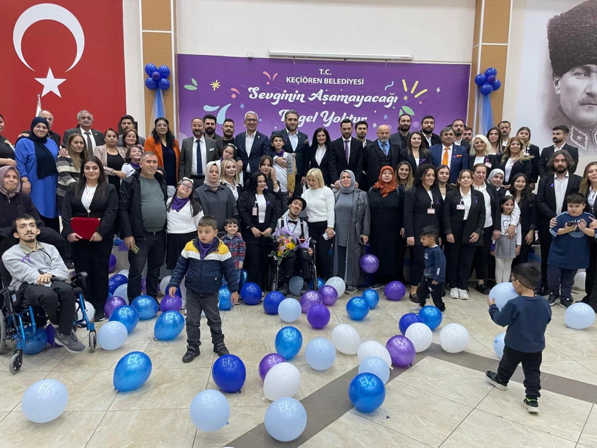 Ke&ccedil;i&ouml;ren Belediyesi'nde engelsiz kalpler bir araya geldi