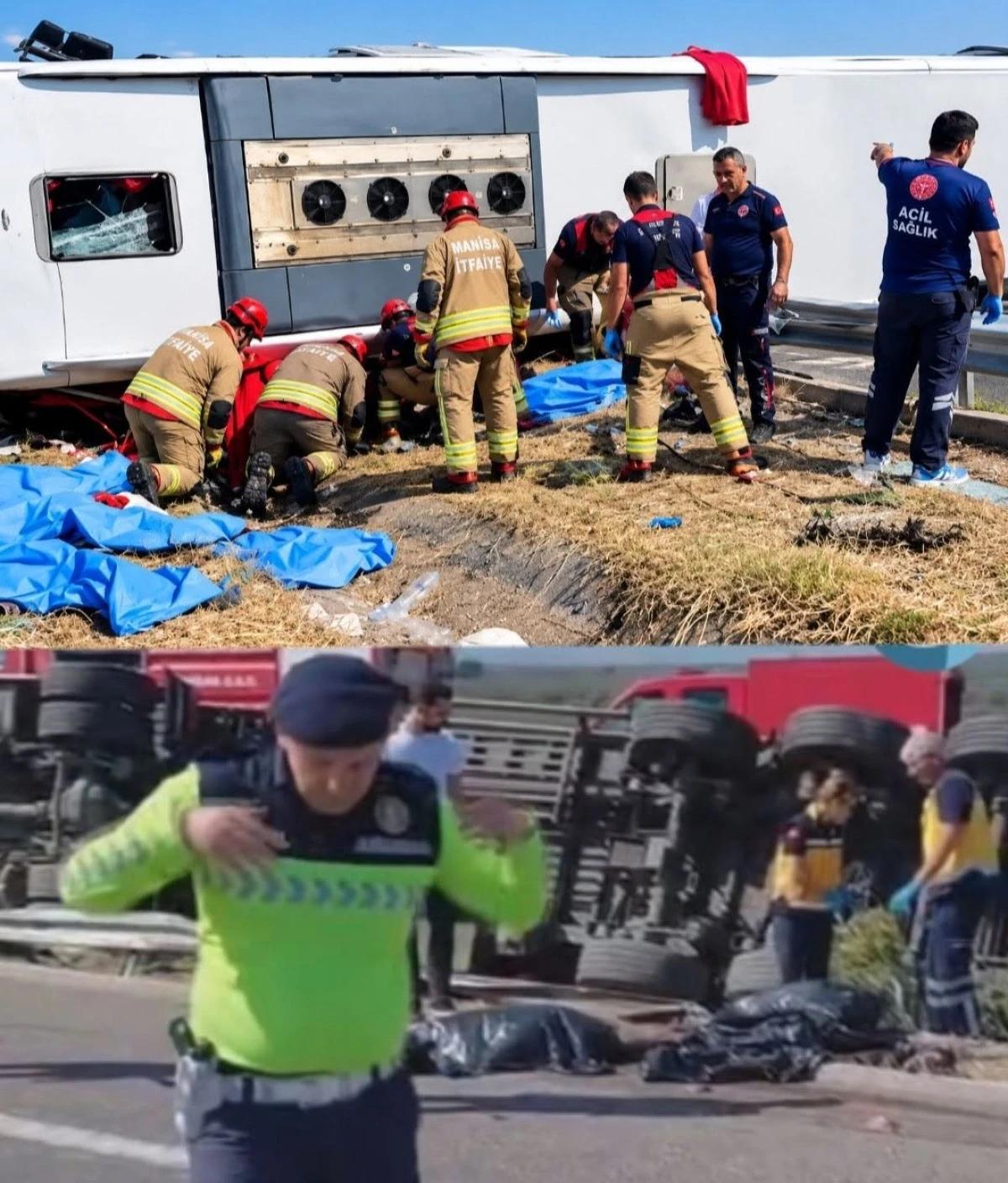 MANİSA AKHİSAR&rsquo;DA TRAFİK FACİASI: 11 CAN KAYBI, 27 YARALI