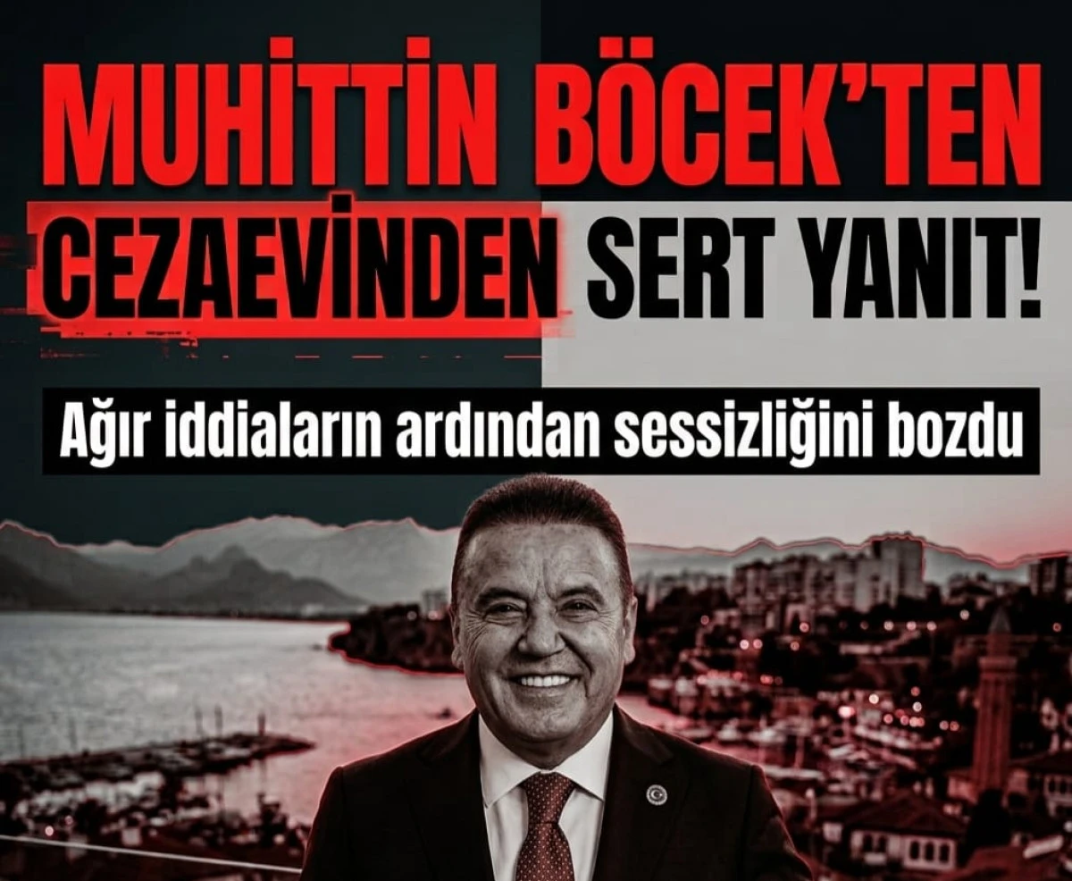Muhittin B&ouml;cek&rsquo;ten cezaevinden sert yanıt: &ldquo;Yazıklar olsun!&rdquo;