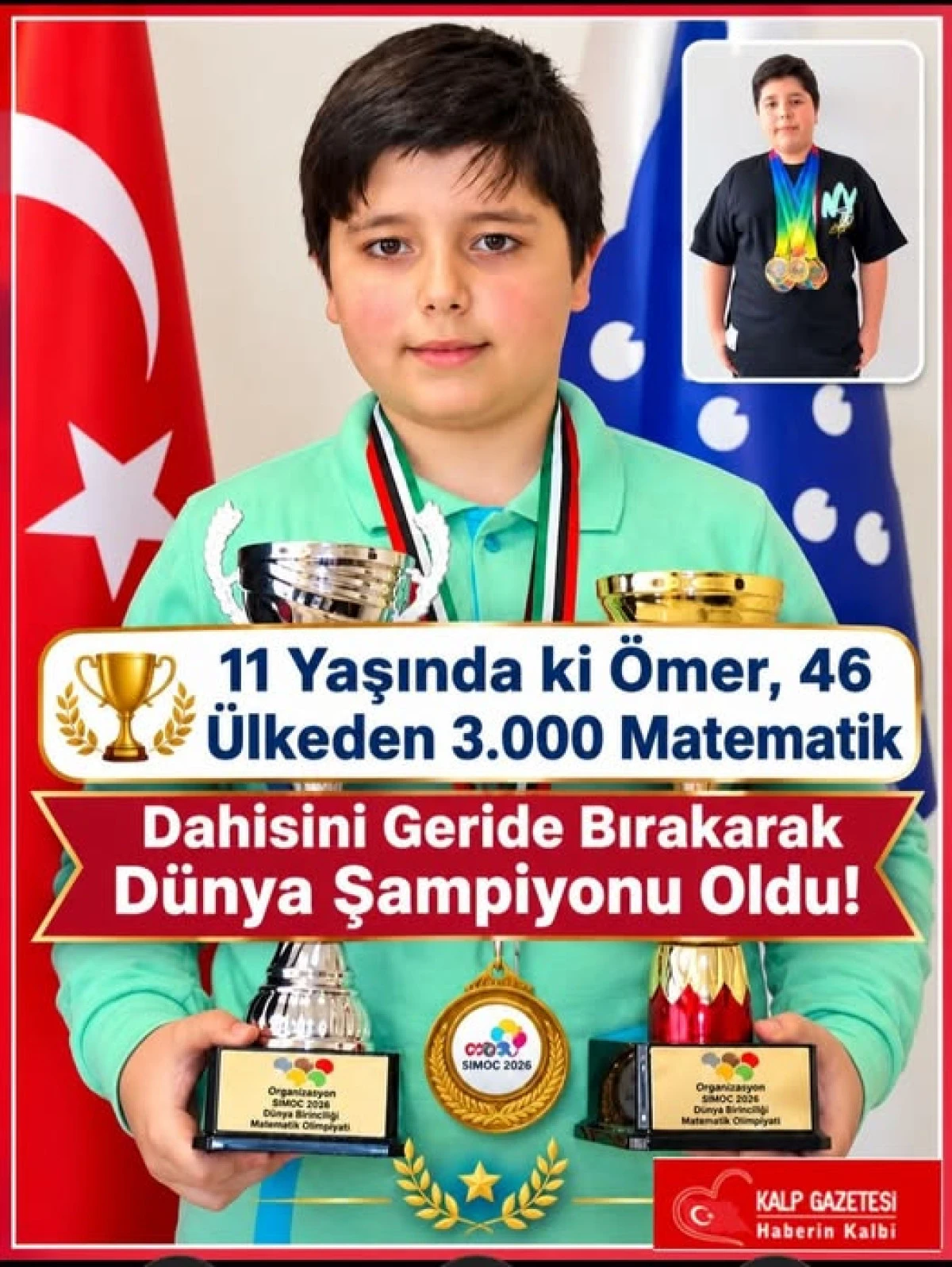 &Ouml;mer Selim K&ouml;ksal'a TEBRİK EDİYORUZ D&Uuml;NYA SAHNESİNDE GURURLANDIRDI