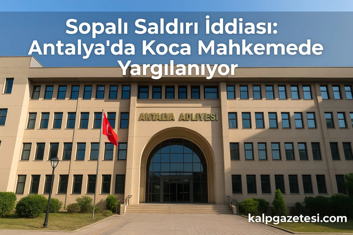 Sopalı saldırı iddiası: Antalya’da koca mahkemede yargılanıyor