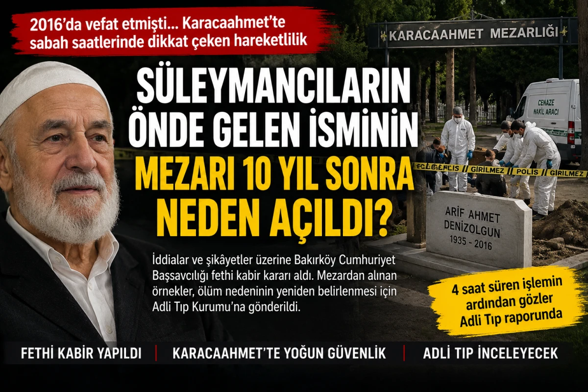 S&uuml;leymancıların &ouml;nde gelen ismiydi: Denizolgun&rsquo;un mezarı neden a&ccedil;ıldı?