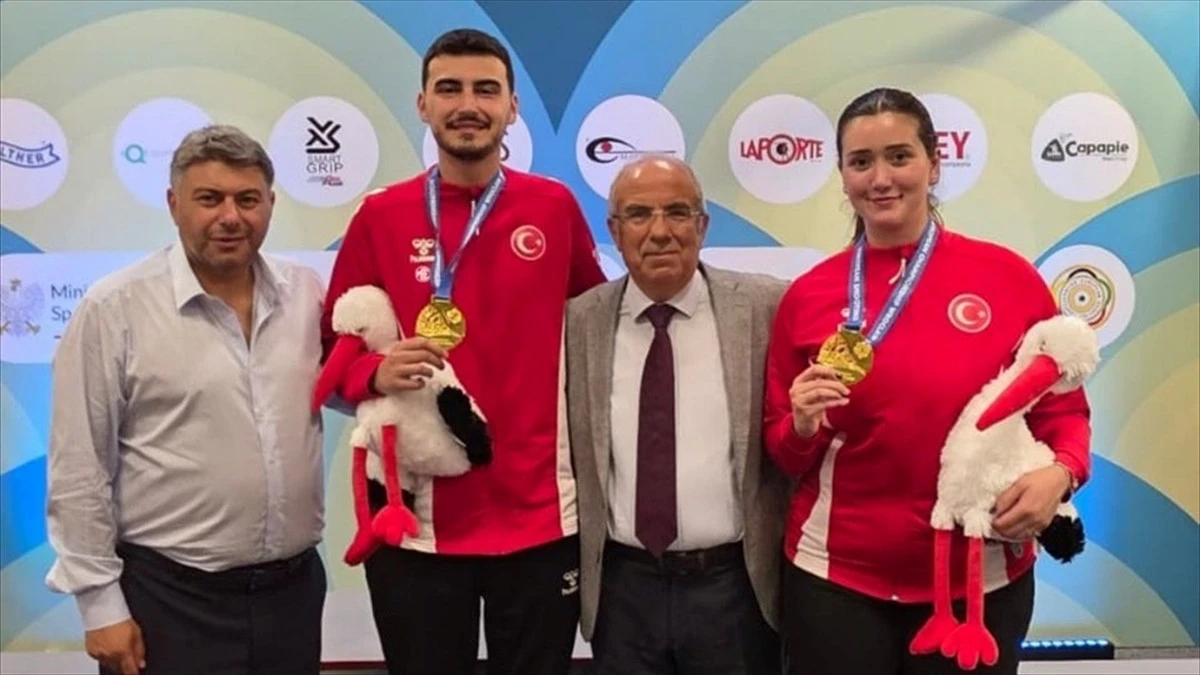 T&uuml;rk atıcılığı Avrupa'da tarih yazdı! Altın madalya Polonya'dan geldi