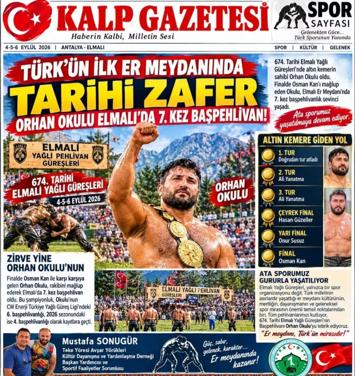 T&Uuml;RK&rsquo;&Uuml;N İLK ER MEYDANINDA TARİHİ ZAFER