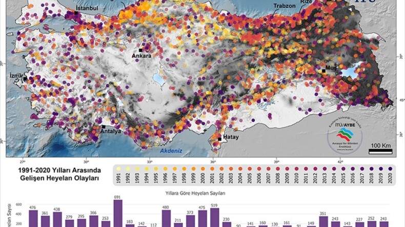 Yoğun kar yağışı sonrası ani sıcaklık artışı heyelanları artırıyor