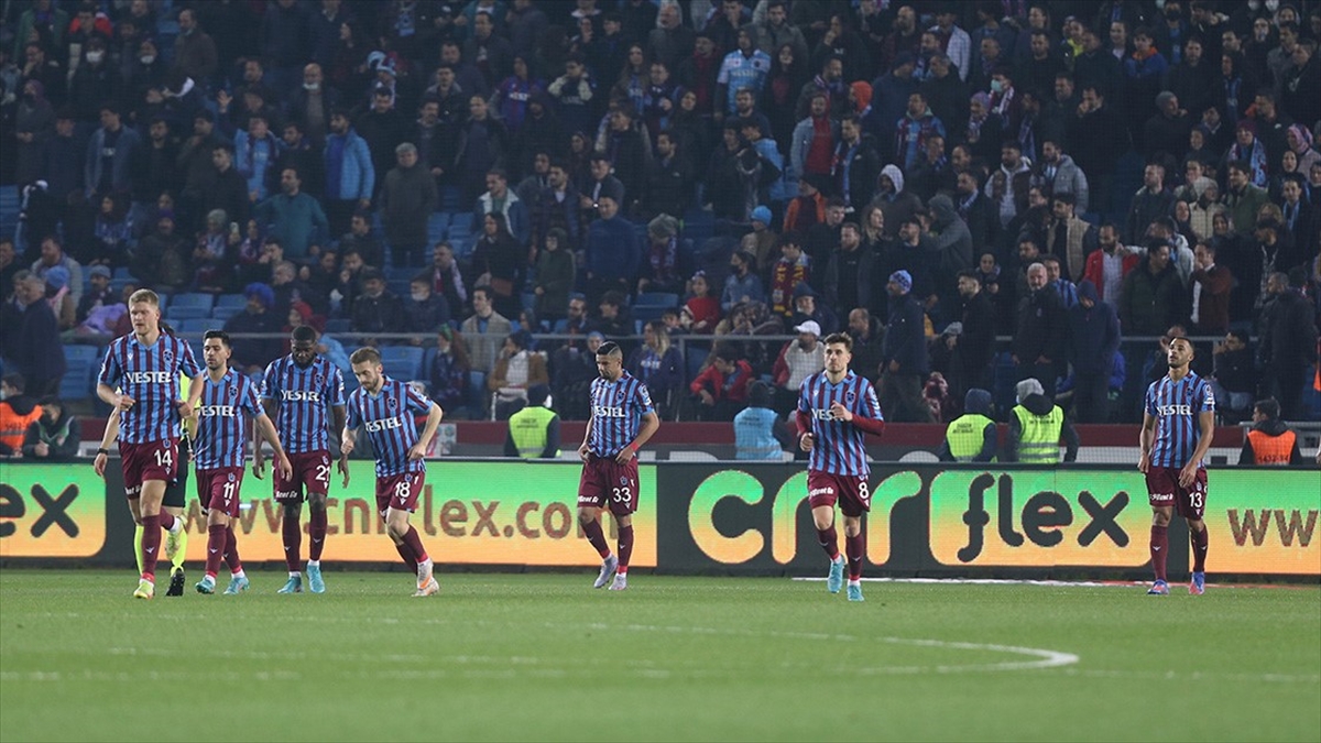 Trabzonspor bu sezon ilk kez 4 maç art arda puan kaybetti