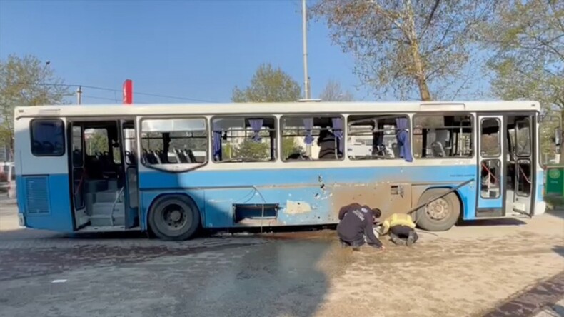 Bursa’da infaz koruma memurlarını taşıyan servisin geçişi sırasında patlama