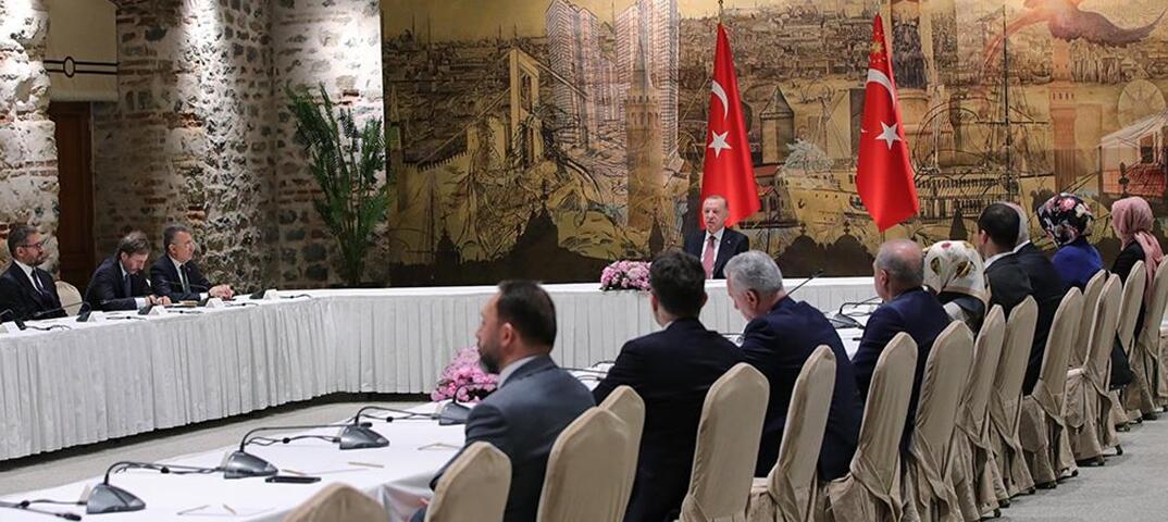 Cumhurbaşkanı Erdoğan, TÜRGEV heyetini kabul etti
