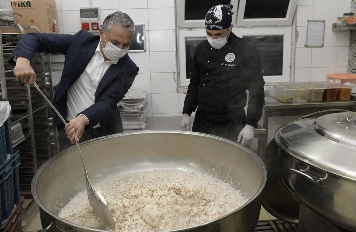 Ramazan Öncesi Aşevini İnceledi