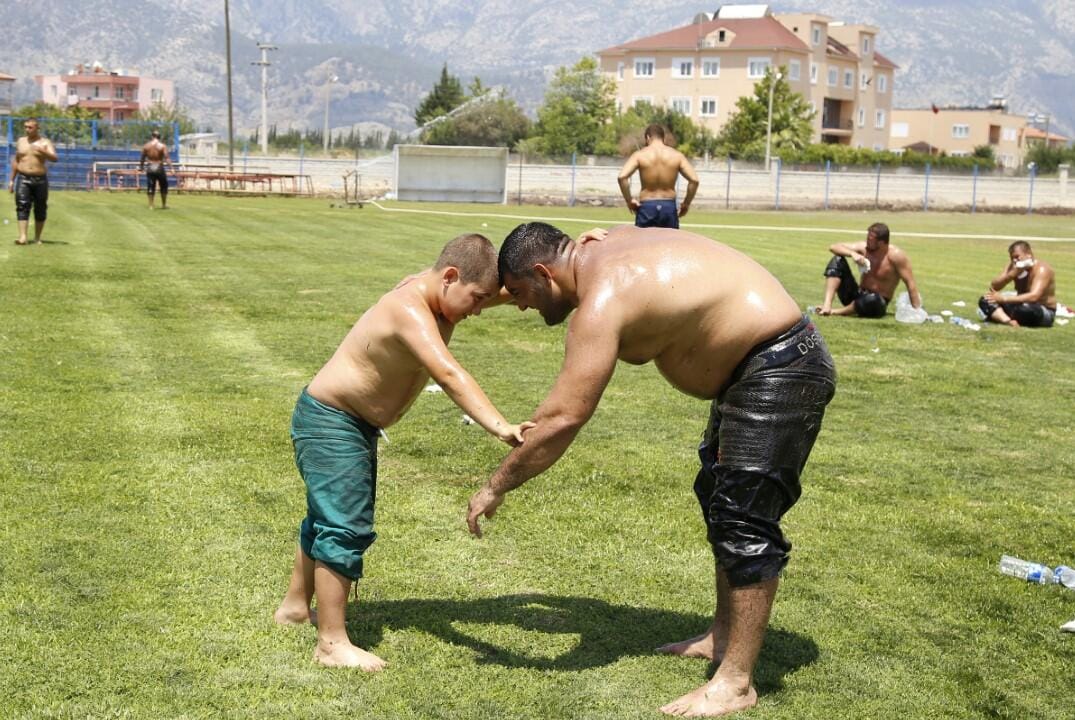 85+100 kiloda Mehmet Altun birinci oldu.