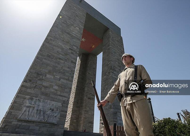 Çanakkale Kara Savaşları’nın 107. yılı töreni