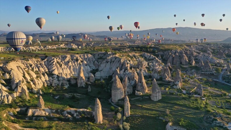 Kapadokya’da balon turlarına katılımda rekor bekleniyor