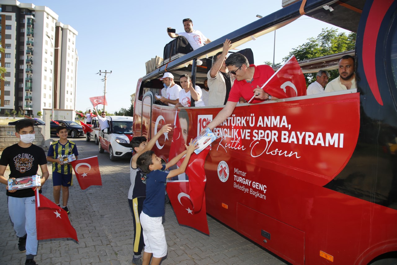 Döşemealtı’nda 19 Mayıs heyecanı