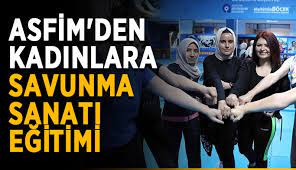 Kadınlar 2 aylık eğitimde, kendilerine gelen tehditti etkisiz hale getirmeyi öğreniyor