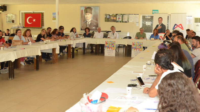 MERSİN BÜYÜKŞEHİR, KENTİN İLK SANAT KAMPINA EV SAHİPLİĞİ YAPT