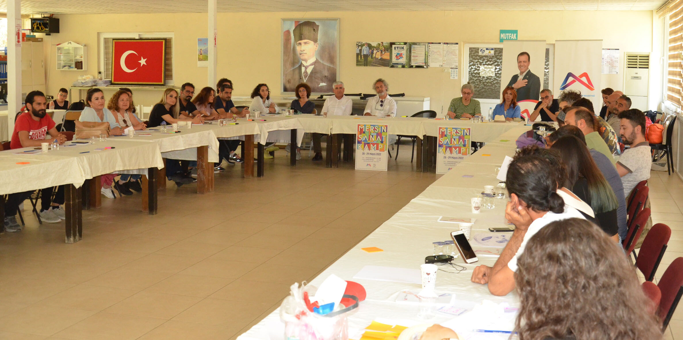 MERSİN BÜYÜKŞEHİR, KENTİN İLK SANAT KAMPINA EV SAHİPLİĞİ YAPTI (1)