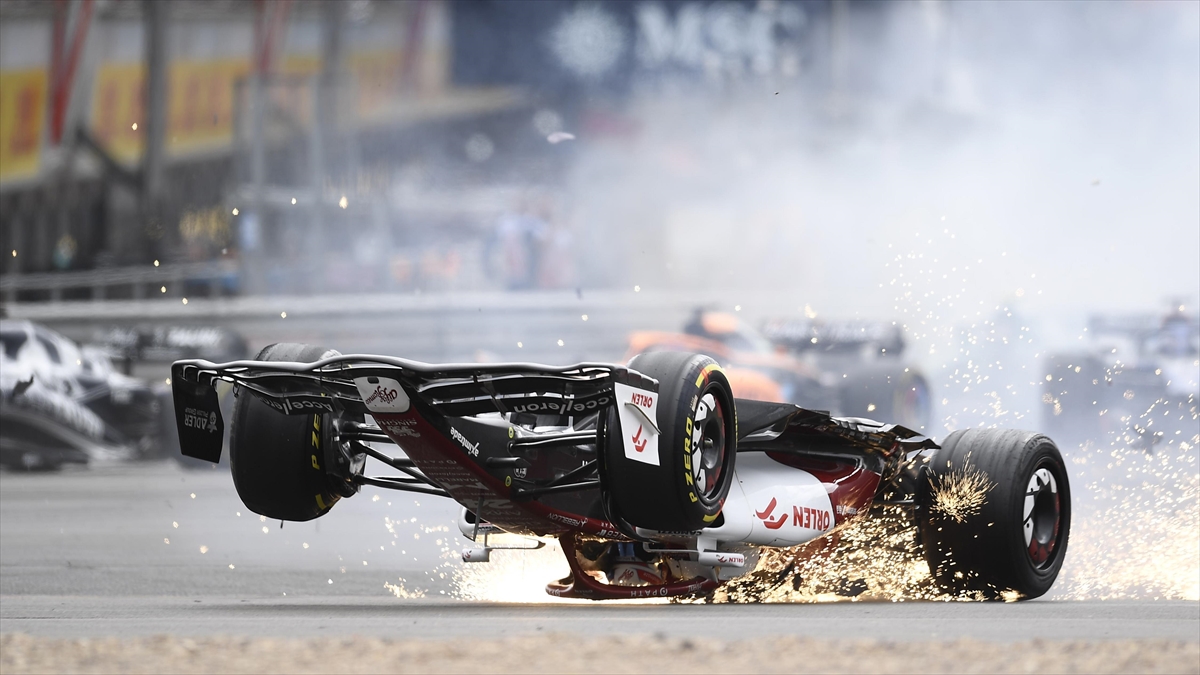 Formula 1’de korkutan kaza