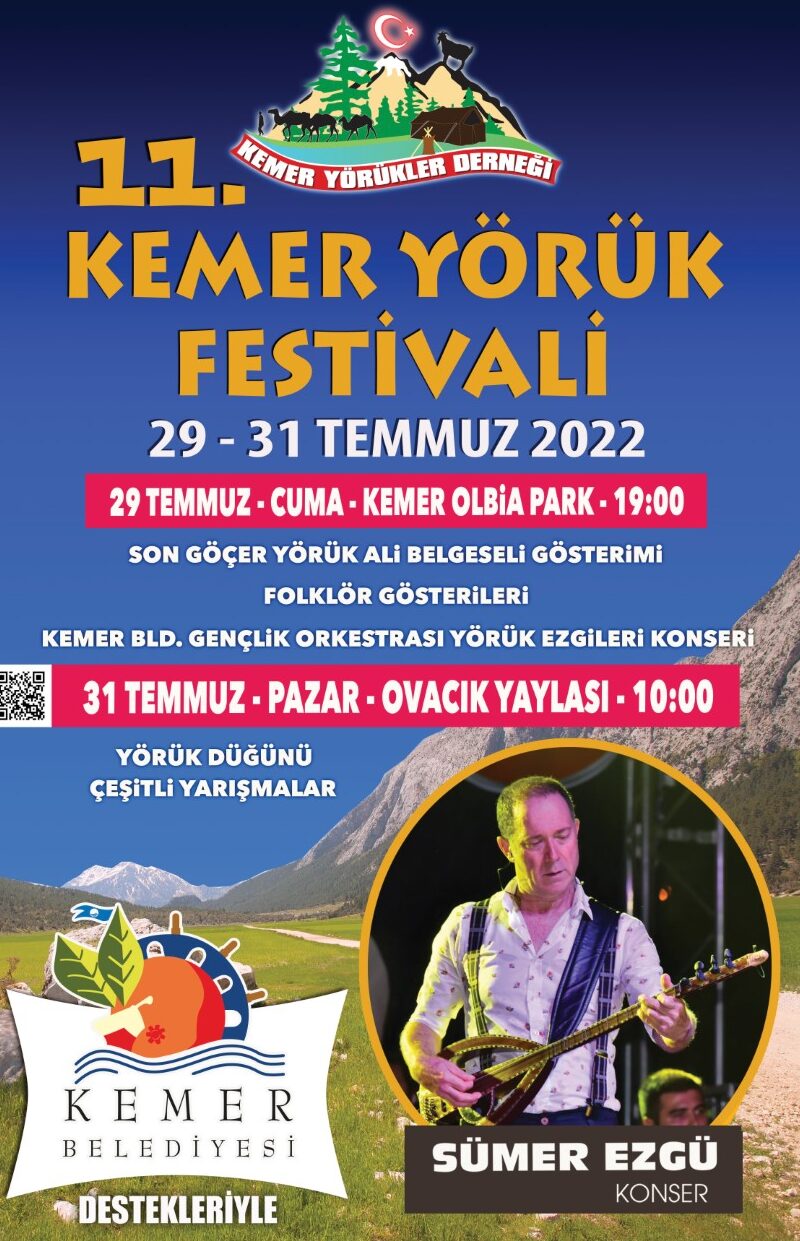11. KEMER YÖRÜK FESTİVALİ’NE DOĞRU