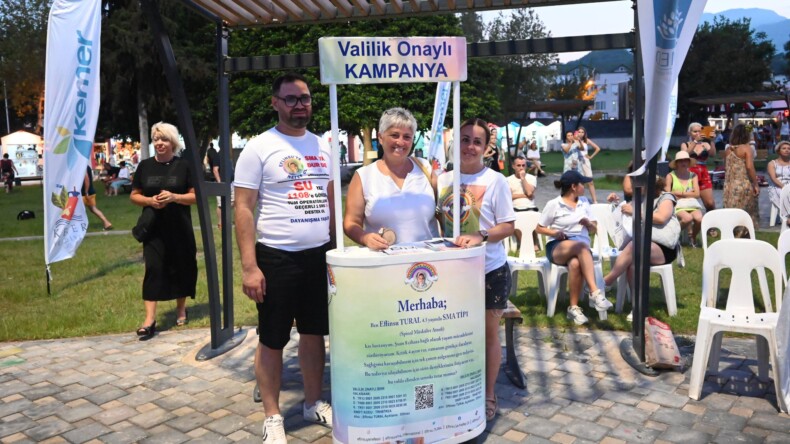 SMA HASTASI EFLİNSU İÇİN KEMER’DE ETKİNLİK DÜZENLENDİ