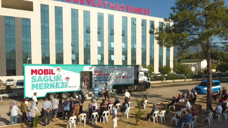 Kepez’in Mobil Sağlık Merkezi 18-19 Ağustos’ta Gömbe’de