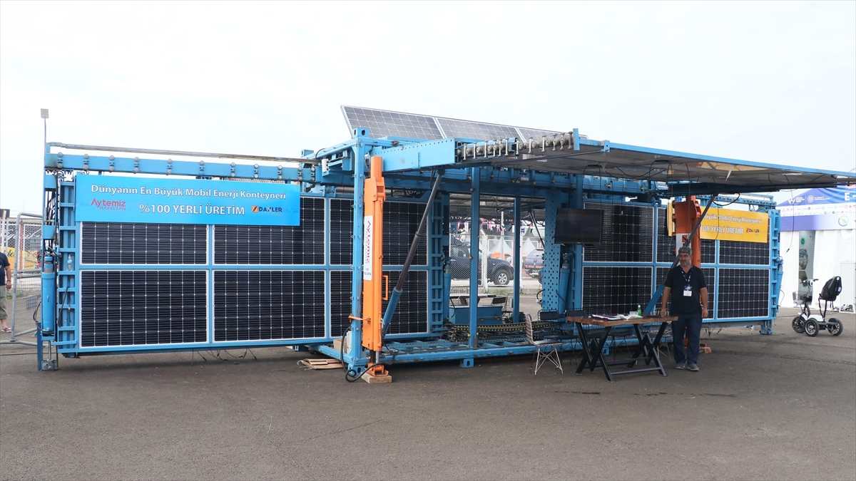 Mobil güneş enerji jeneratörü” elektrik ihtiyacı olan yere götürülebilecek