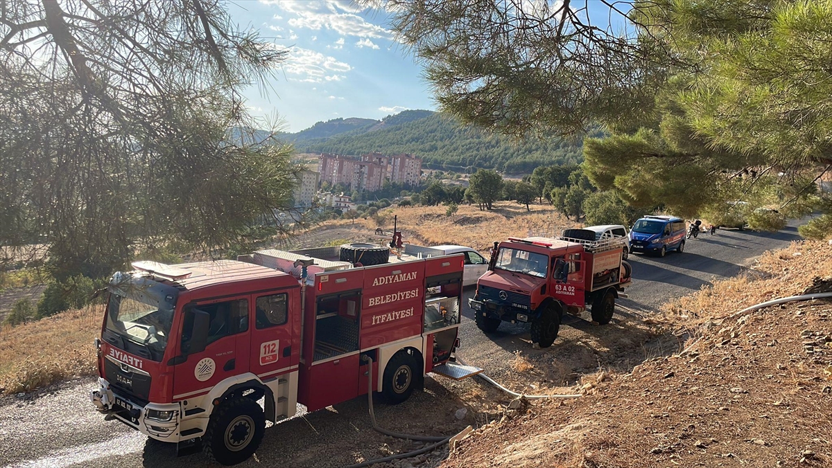 Adıyaman’da çıkan orman yangınına müdahale ediliyor