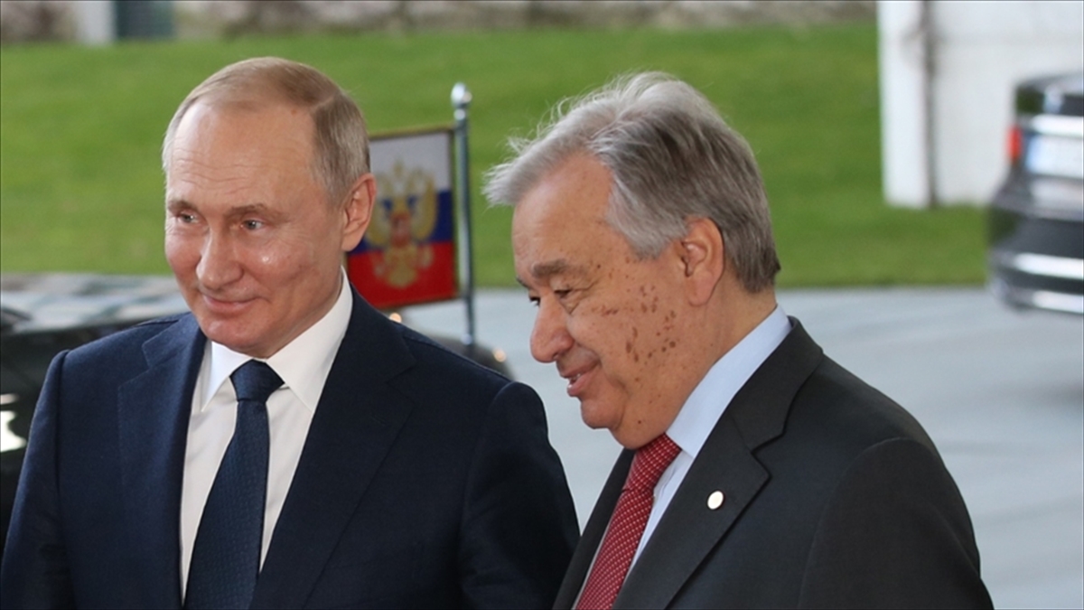 Guterres, Putin’le Tahıl Sevkiyatı Anlaşması’nın genişletilmesini görüştü
