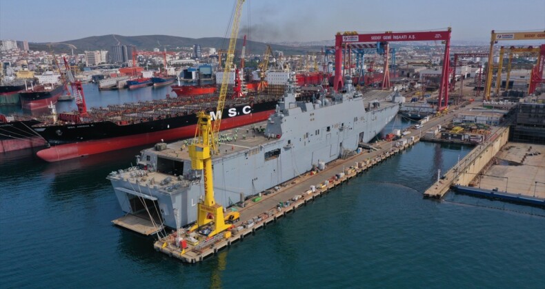 Türkiye’nin en büyük savaş gemisi TCG Anadolu yıl sonunda teslim edilecek