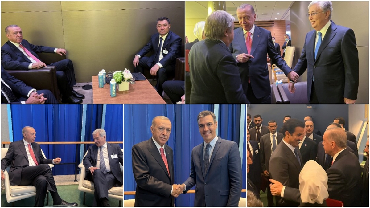 Cumhurbaşkanı Erdoğan BM Genel Merkezi’nde devlet ve hükümet başkanları ile görüştü