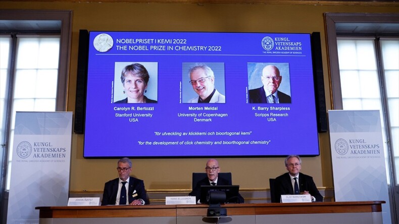 2022 Nobel Kimya Ödülü’nü üç bilim insanı kazandı