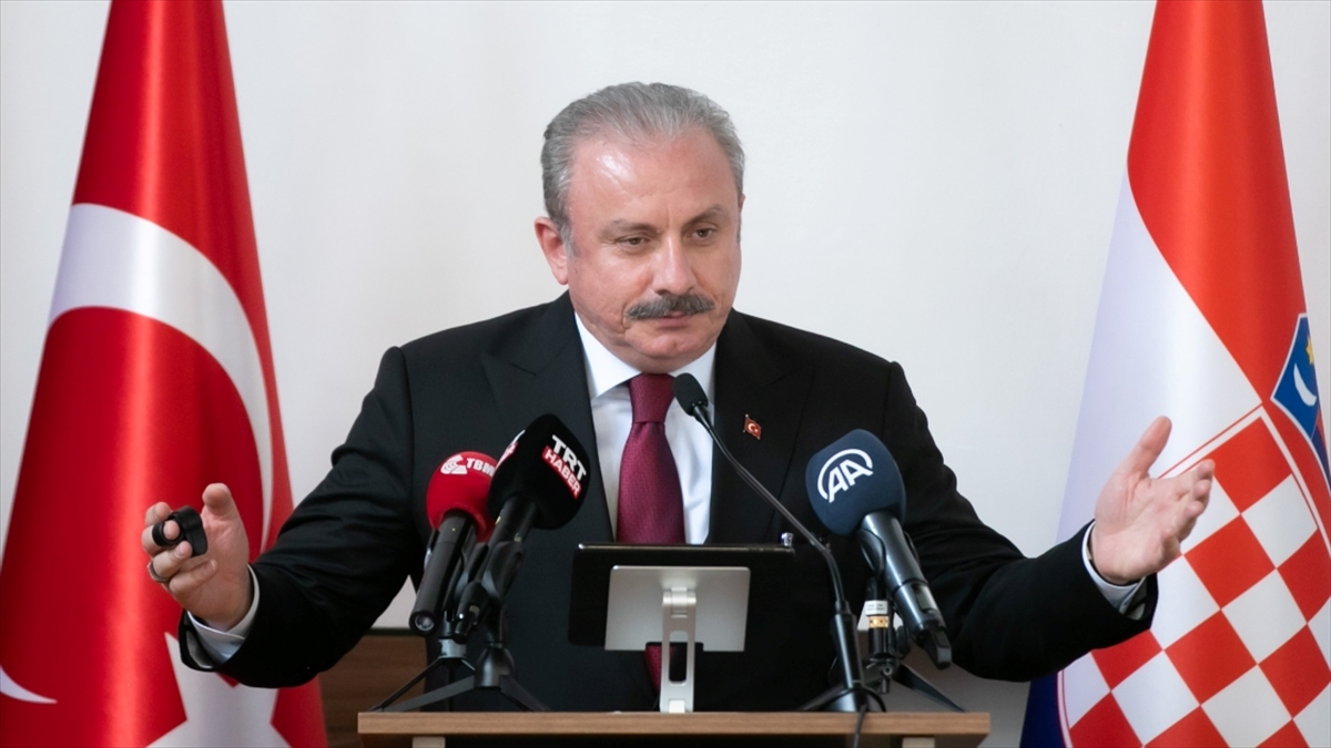 TBMM Başkanı Şentop, Zagreb Üniversitesi’nde Türkoloji Bölümü öğrencilerine hitap etti